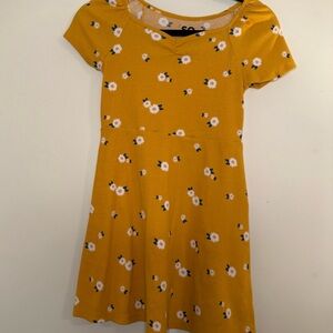 SO Kids Yellow Floral Dress